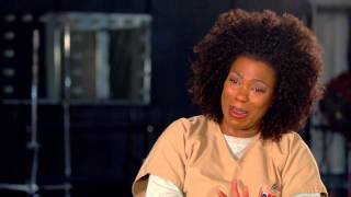 Orange Is The New Black Lorraine Toussaint Vee Season 2 On Set TV Interview  ScreenSlam