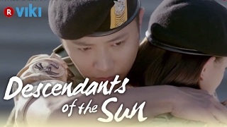 Descendants of the Sun  EP4  Jin Goo  Kim Ji Won Hug At Airport Eng Sub