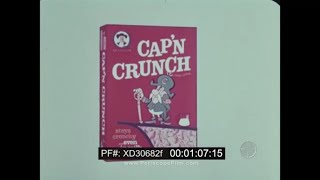 1960s CAPN CRUNCH CEREAL ANIMATED COMMERCIAL BY JAY WARD  w MAGNOLIA BULKHEAD  XD30682f