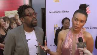 2017 Los Angeles Film Festival  Carpet Chat with Kagiso Lediga and Pearl Thusi