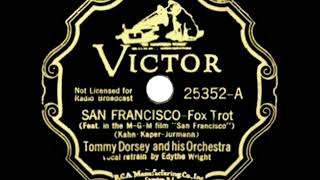 1936 HITS ARCHIVE San Francisco  Tommy Dorsey Edythe Wright vocal