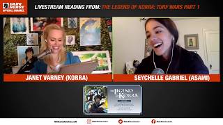 The Legend of Korra Turf Wars Live Reading with Janet Varney  Seychelle Gabriel recording