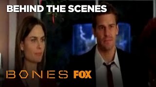 Behind The Scenes Of The Famous Bones  Booth Kiss  Season 3  BONES