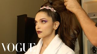 Deepika Padukone Gets Ready for the Met Gala  Vogue