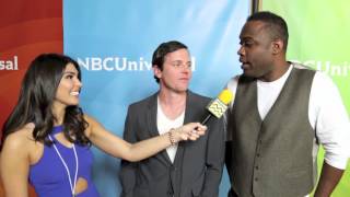 Kevin Daniels and Michael Mosley from Sirens  NBC Red Carpet  AfterBuzz TV Interview