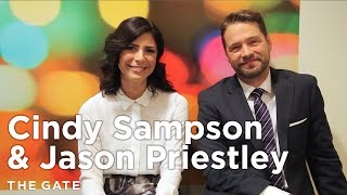 Cindy Sampson  Jason Priestley talk Private Eyes