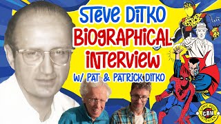 Steve Ditko Biographical Interview with Pat  Patrick Ditko by Alex Grand