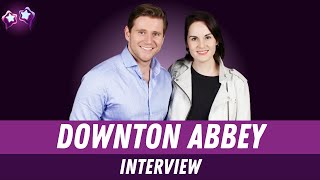 Michelle Dockery and Allen Leech Downton Abbey Interview