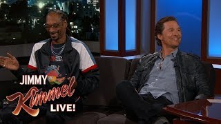 Matthew McConaughey  Snoop Dogg on Getting High and Working Together