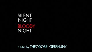Silent Night Bloody Night 1972 WIDESCREEN