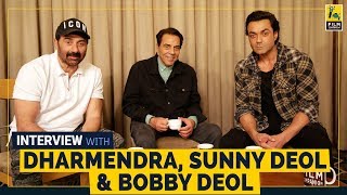 Dharmendra Sunny Deol  Bobby Deol Interview  Yamla Pagla Deewana Phir Se  Sneha Menon Desai
