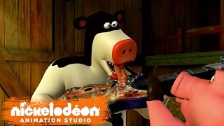 Back at the Barnyard Theme Song HQ  Episode Opening Credits  Nick Animation