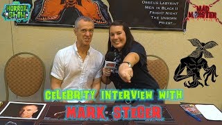 Celebrity Interview with MARK STEGER aka the DEMOGORGON from Stranger Things  The Horror Show