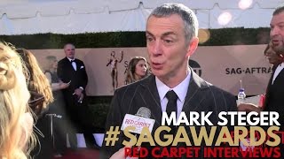 Mark Steger StrangerThings interviewed on the 23rd Screen Actors Guild Awards Red Carpet SAGAwards