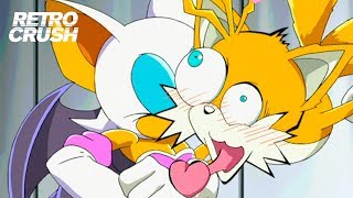 Rouge unleashes her ultimate attack  Rouge vs Tails  Sonic X 2003
