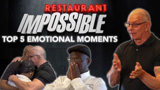 TOP 5 MostEmotional Moments on Restaurant Impossible  Dinner Impossible  Food Network
