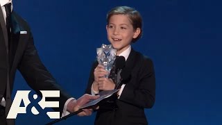 Jacob Tremblay Wins Best Young ActorActress 2016 Critics Choice Awards AE