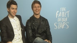 CUTE INTERVIEW The Fault In Our Stars Ansel Elgort and Nat Wolff talk romance and Shailene Woodley