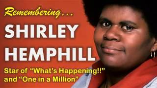 Remembering Shirley Hemphill  Star of TVs Whats Happening