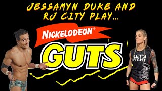 Jessamyn Duke and RJ City play Nickelodeon Guts