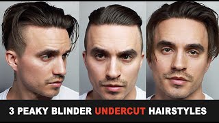 3 Arthur Shelby Hairstyles from Peaky Blinders  Tutorial for Mens Hair