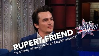 Homeland Star Rupert Friend Shows Off His Thick English Accent