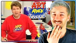 Creating Art Attacks From The TV Show Art Attack With Neil Buchanan