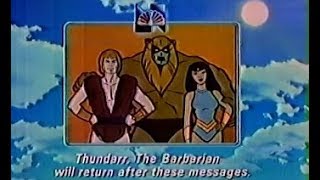 WMAQ Channel 5  Thundarr the Barbarian  Heathcliff Commercial Break  Ending 1983