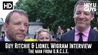 Guy Ritchie  Producer Lionel Wigram Interview  Man from UNCLE Premiere