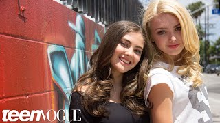 Peyton List and BFF Kaylyn Hang out at the Stars Home in Sunny LA  Besties  Teen Vogue