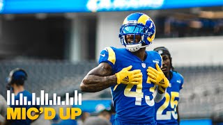 The Swag Is Impeccable John Johnson III Micd Up at 1st Scrimmage Game  Los Angeles Rams