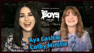 The Boys Aya Cash and Colby Minifie Get It Done  TV Insider