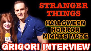 Stranger Things Interview  Horror Nights Maze  Andrey Ivchenko  Grigori