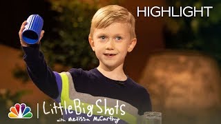 Melissa McCarthy Learns How to Stack Dice from a SevenYearOld  Little Big Shots