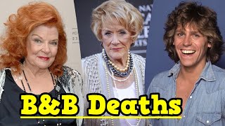 List of The Bold and the Beautiful Deaths  BB Soap Opera SEP 2024