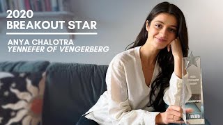 Anya Chalotra Receives the IMDb Breakout STARmeter Award