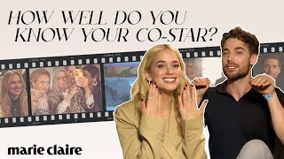 Elizabeth Lail and Dustin Milligan Compete in How Well Do You Know Your CoStar  Marie Claire