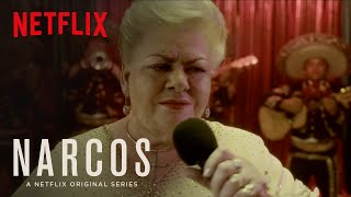 Narcos  Clip Paquita la del Barrio Sings to Pablo Escobar  Netflix