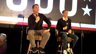 QA by voice actors of Ratchet  Clank played by James Taylor and David Kaye
