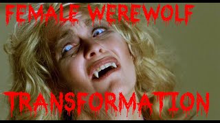 female werewolf transformation  live TV scene  the howling HD