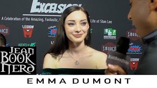EMMA DUMONT Interview  Stan Lee Tribute  JeanBookNerd