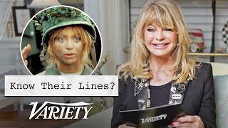 Does Goldie Hawn Know Her Lines From Her Most Famous Films