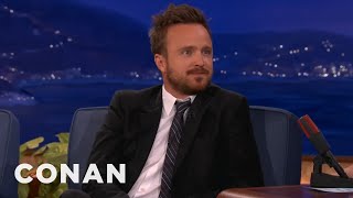 Aaron Paul Cant Stop Saying Bitch  CONAN on TBS