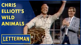 Chris Elliott Shows Off His Rare And Wild Animals  Letterman
