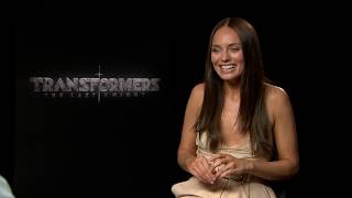 Laura Haddock couldnt stop laughing at Anthony Hopkins on the set of the new Transformers movie