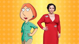 Alex Borstein doing Lois Griffins Voice In Person  Family Guy