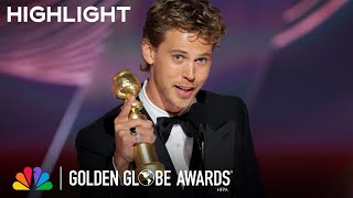 Austin Butler Wins Best Actor in a Drama Motion Picture  2023 Golden Globe Awards on NBC