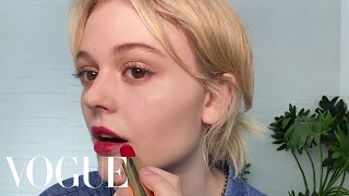 Gossip Girls Emily Alyn Linds 7Step Guide to a Perfect Red Lip  Beauty Secrets  Vogue