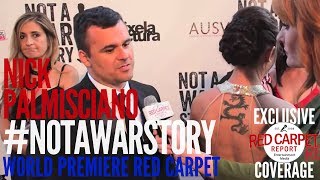 Nick Palmisciano interviewed at the World Premiere of Not a War Story BTS Documentary Range15