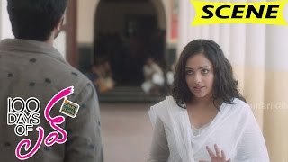 Nithya Menen Breakups With Rahul And Runs For Dulquer  Love Scene  100 Days Of Love Movie Scenes